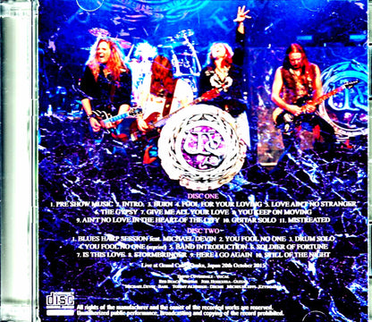 Whitesnake/Osaka,Japan 10.20.2015