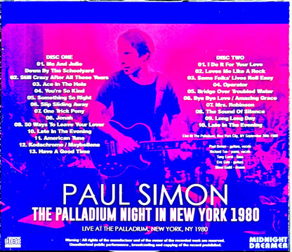 Paul Simon/NY,USA 1980 Complete