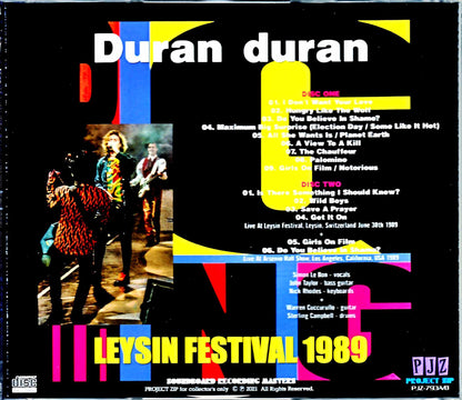 Duran Duran/CA, USA 1989 & more