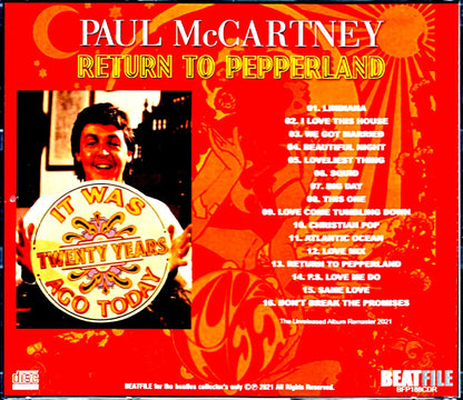 Paul McCartney/Return to Pepperland Unreleased Album 1987