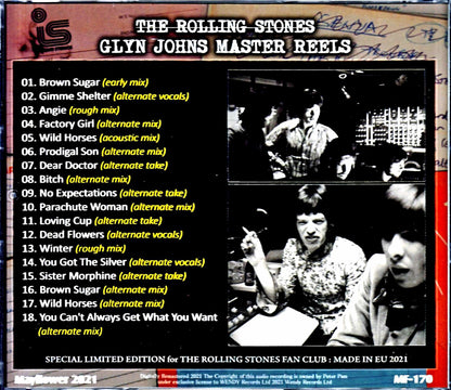 Rolling Stones/Glyn Johns Master Reels