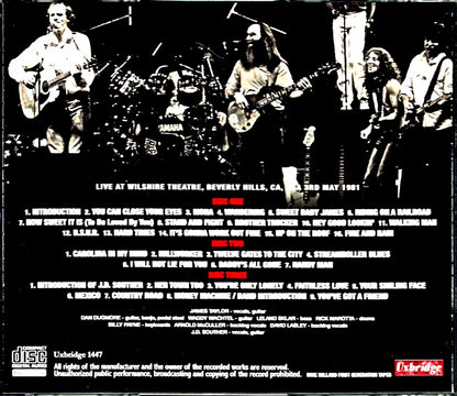 James Taylor/CA,USA 1981 Mike Millard Master Tapes