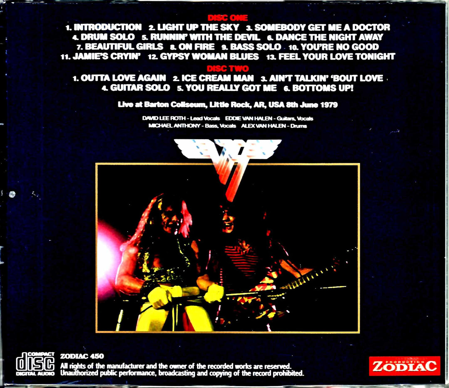 Van Halen/AR,USA 1979 Upgrade