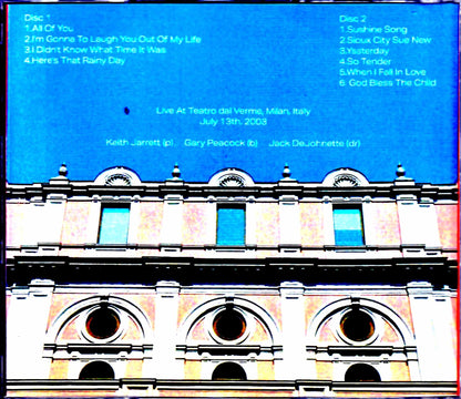 Keith Jarrett Trio/Italy 2003