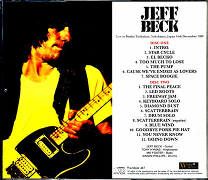 Jeff Beck/Kanagawa,Japan 1980 Upgrade