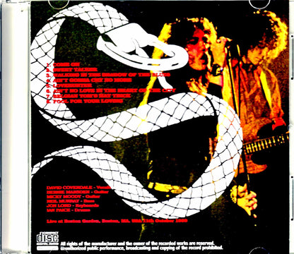 Whitesnake/MA, USA 1980