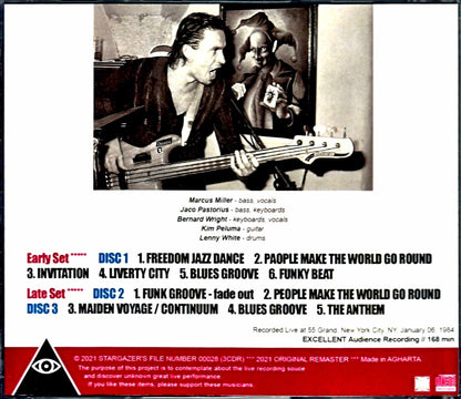 Jaco Pastorius,Marcus Miller/NY,USA 1984 2Shows