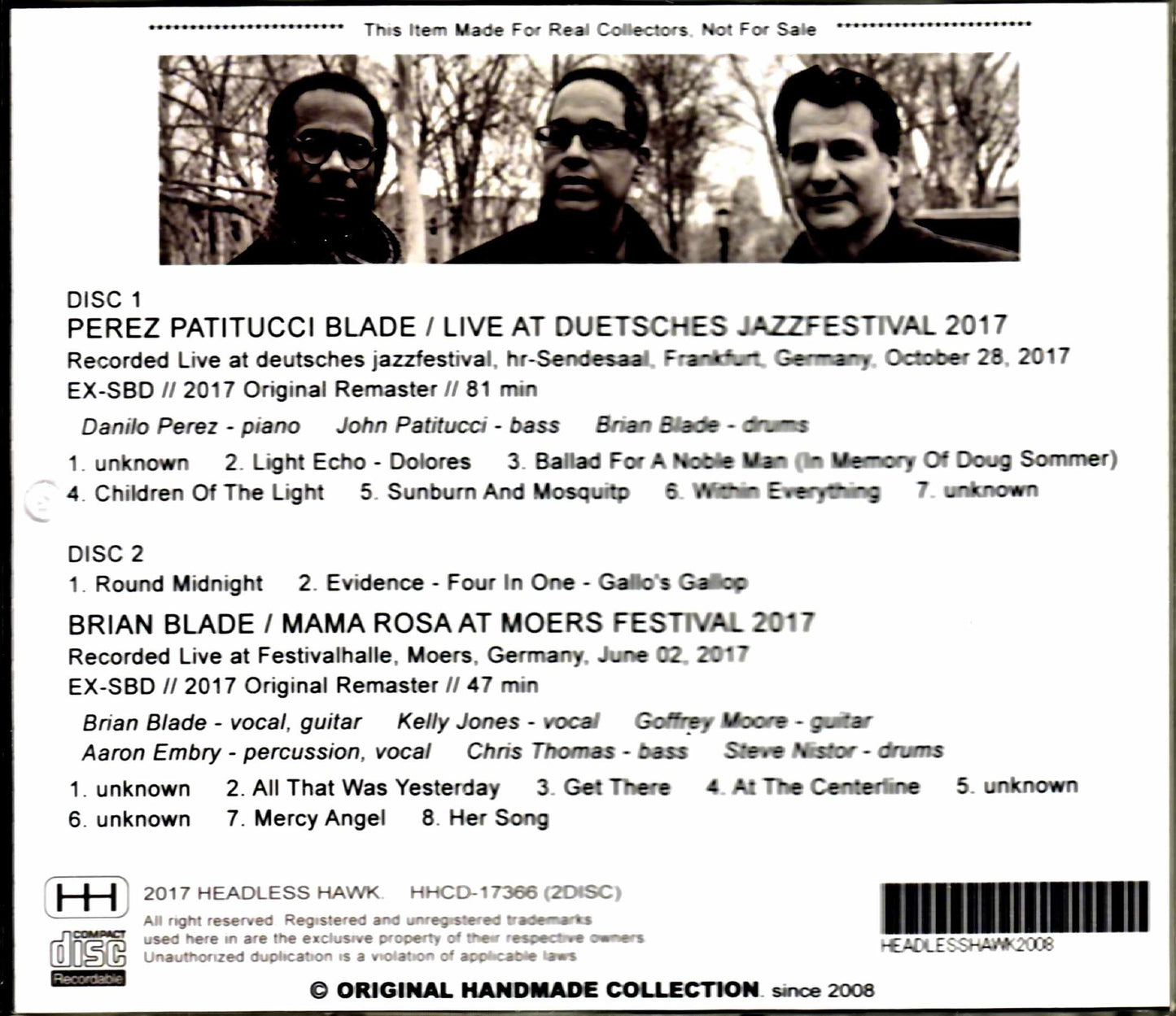 Children of the Light Danilo Perez,John Patitucci,Brian Blade/Germany 2017 2Days Complete