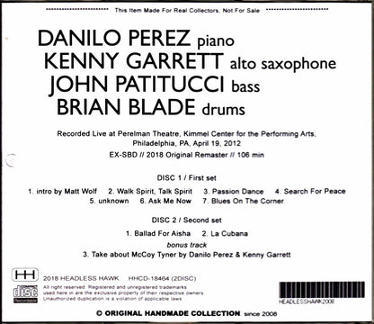 Kenny Garrett,Danilo Perez,John Patitucci,Brian Blade/PA,USA 2012 Complete & more