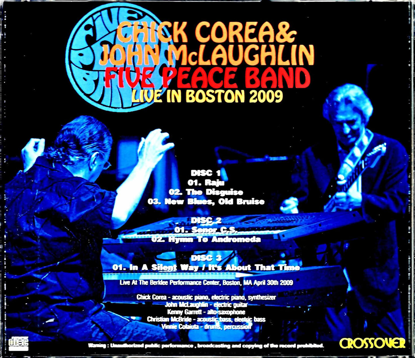Chick Corea,John McLaughlin/MA,USA 2009