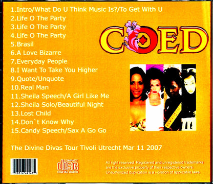 C.O.E.D. Candy Dulfer Chronicles of Every Diva/Denmark 2007
