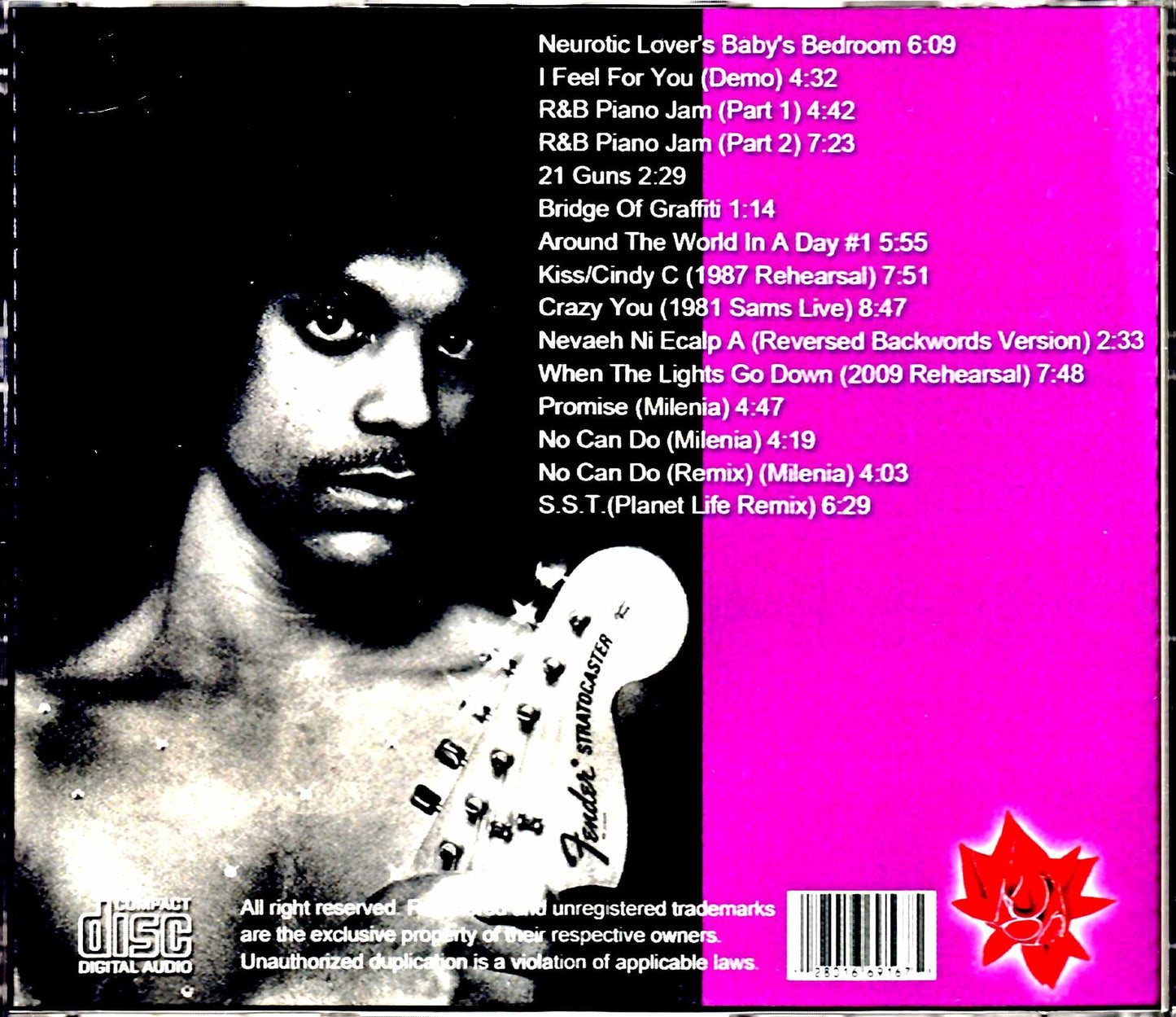 Prince/Outtakes,Rare Tracks and Unreleased 2021 New Remixes