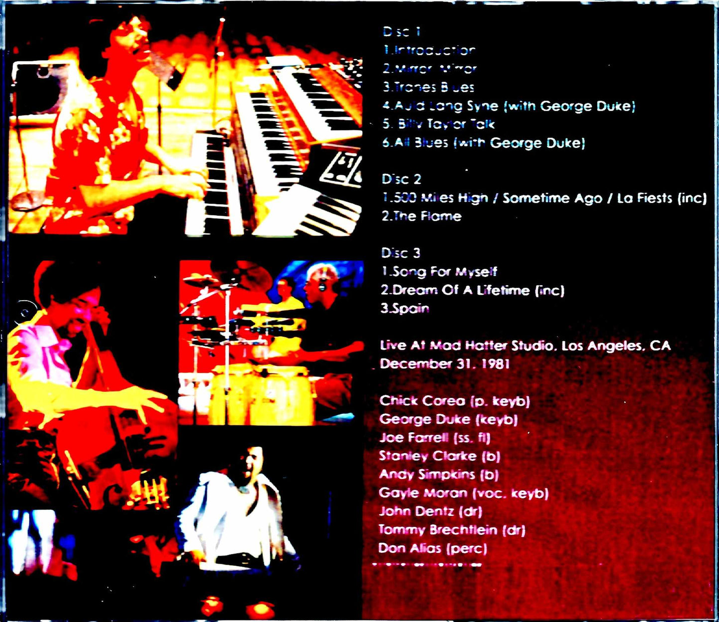 Chick Corea,George Duke,Stanley Clarke/CA,USA 1981