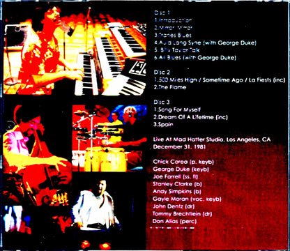 Chick Corea,George Duke,Stanley Clarke/CA,USA 1981