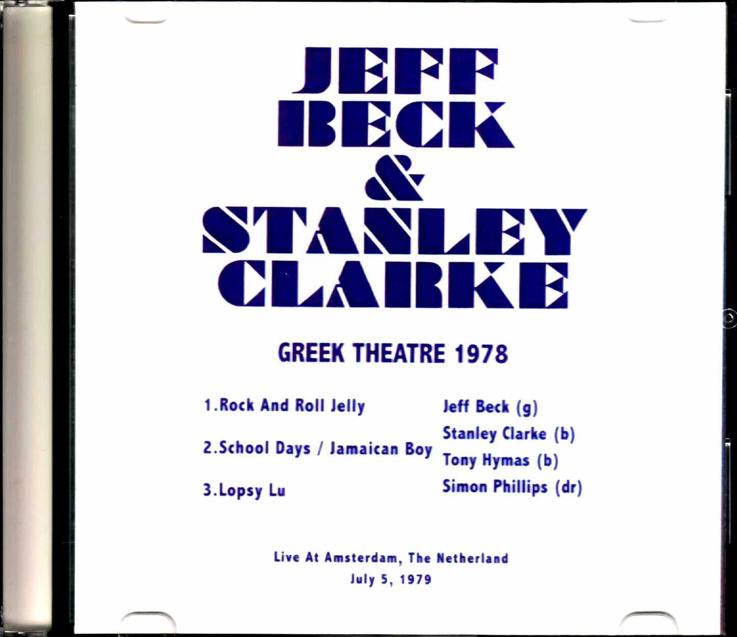 Jeff Beck,Stanley Clarke/Netherlands 1979