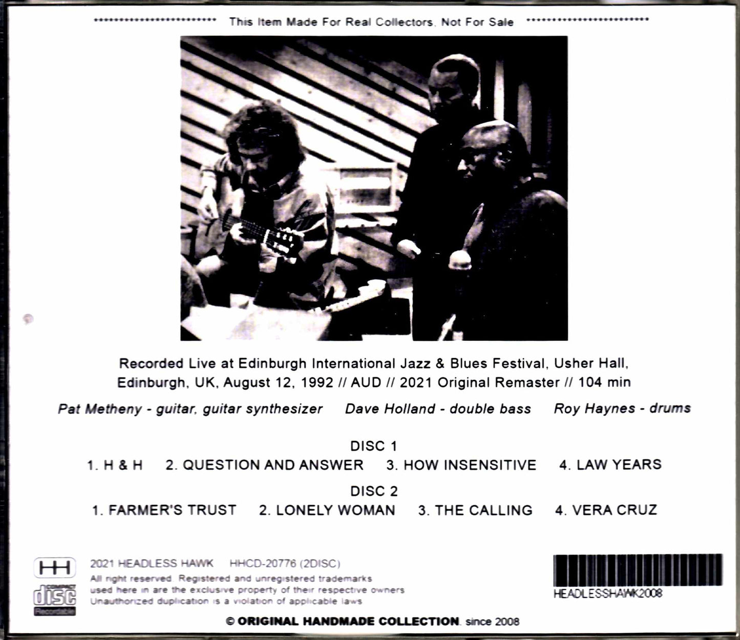 Pat Metheny Special Trio/England,UK 1992 Complete
