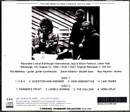 Pat Metheny Special Trio/England,UK 1992 Complete