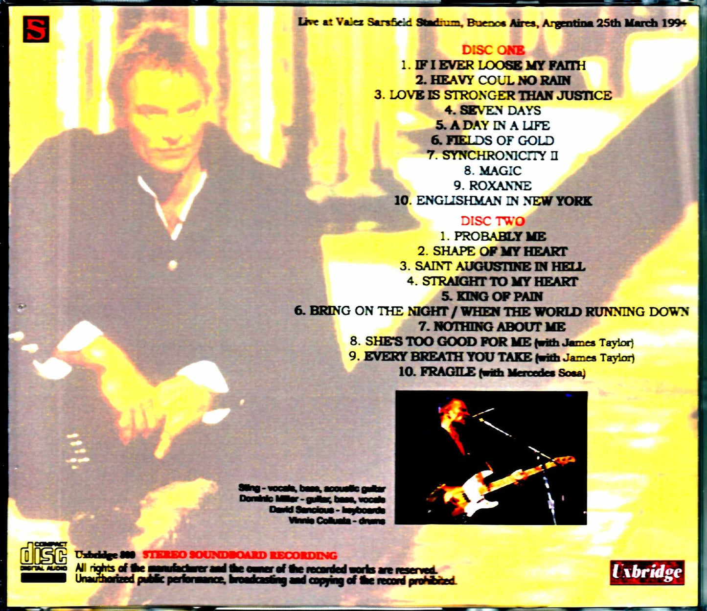 Sting/Argentina 1994