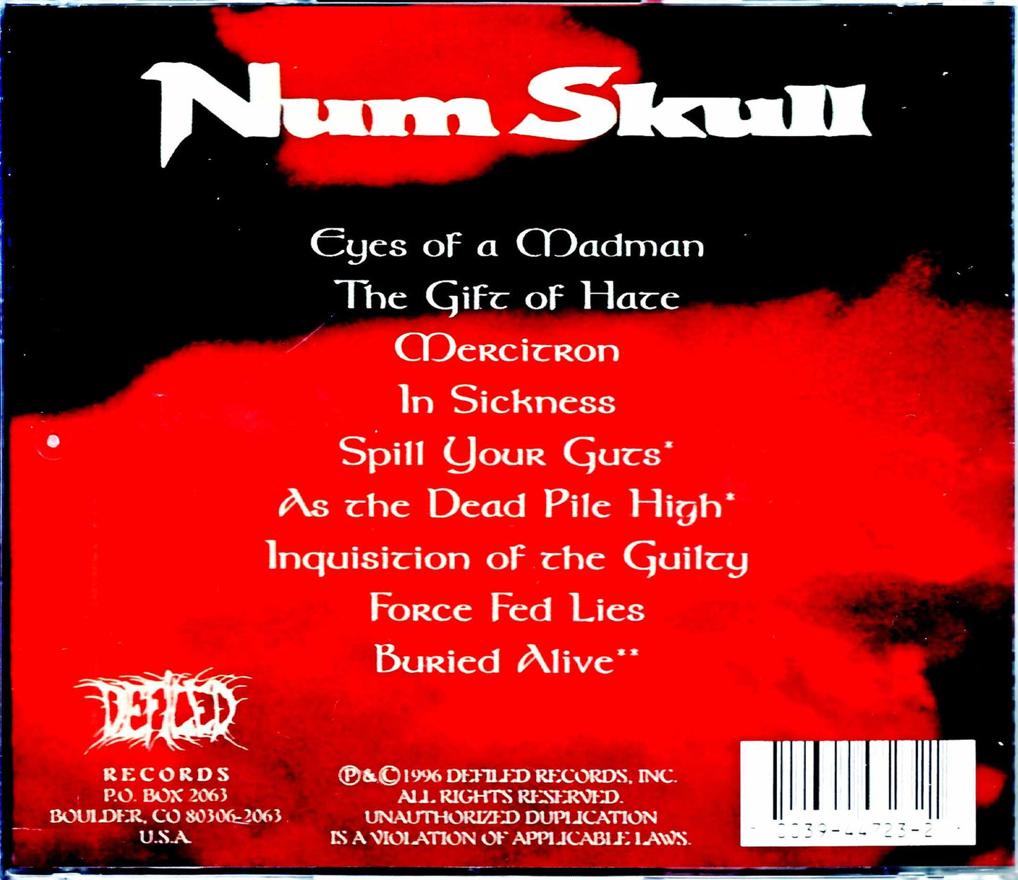 Num Skull/When Suffering Comes