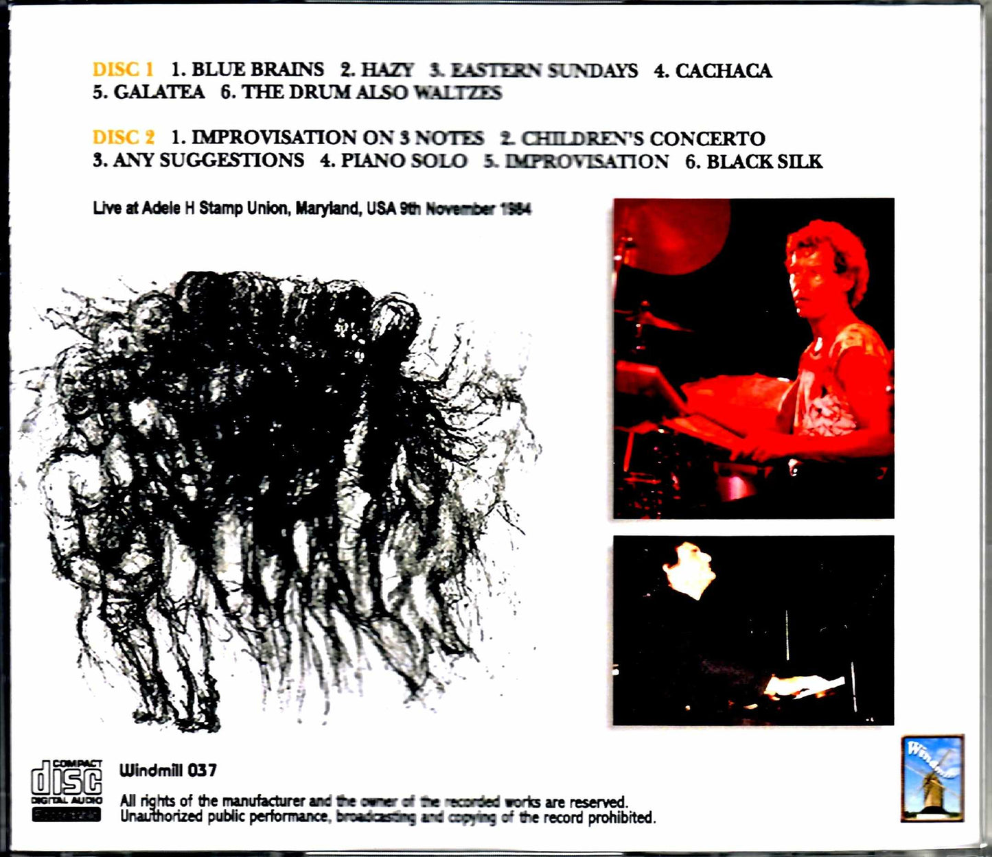 Patrick Moraz,Bill Bruford/MD,USA 1984