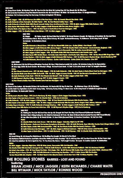 Rolling Stones/Historical activities of past members Rarities