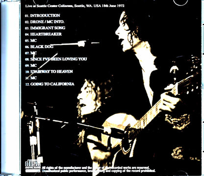 Led Zeppelin/WA, USA 6.18.1972