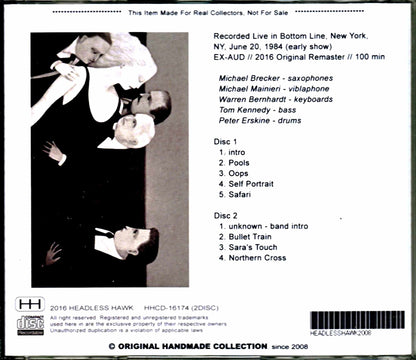 Steps Ahead Michael Brecker,Mike Mainieri/NY,USA 6.20.1984 Early Show