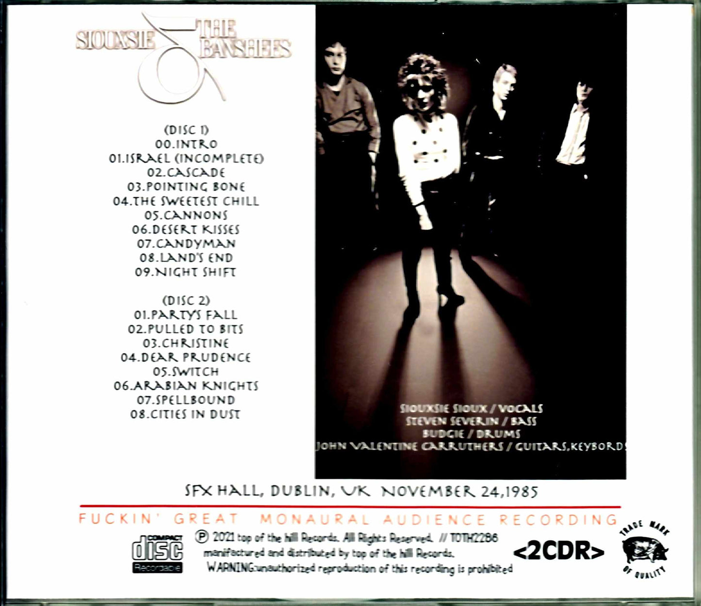 Siouxsie and the Banshees/UK 1985