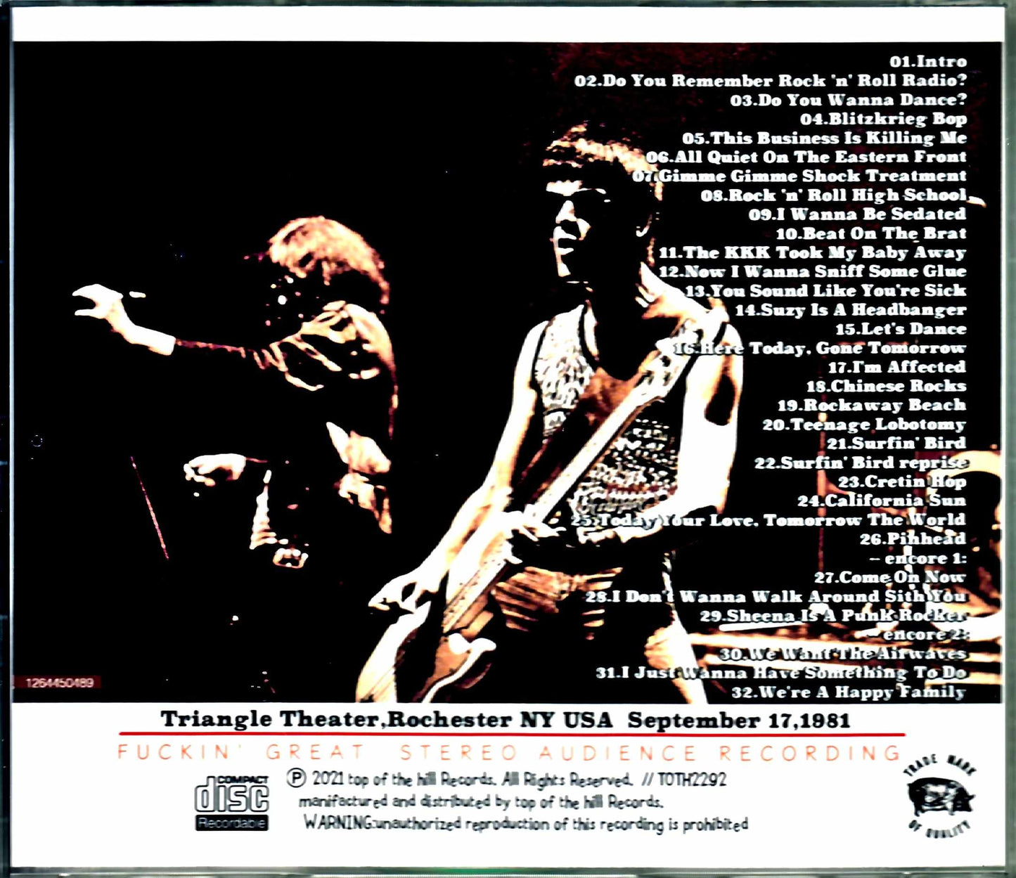 Ramones/NY,USA 1981