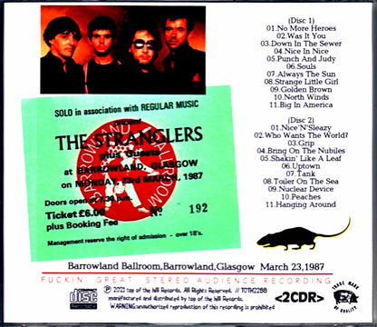 Stranglers/Glasgow,UK 1987