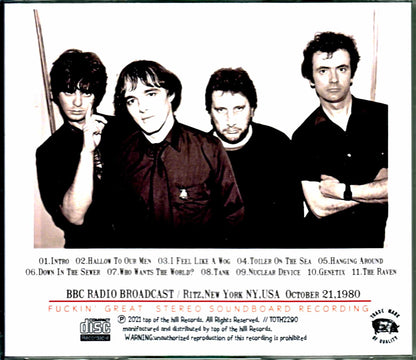 Stranglers/NY, USA 1980