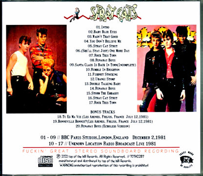 Stray Cats/London,UK 1981 & more