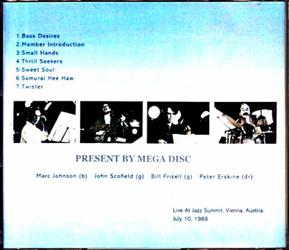 Bass Desires Marc Johnson,John Scofield,Bill Frisell/Austria 1988