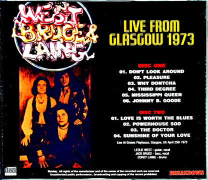 West, Bruce & Laing/UK 1973