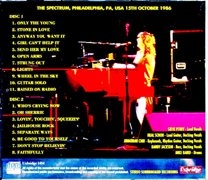 Journey/PA, USA 1986 Upgrade