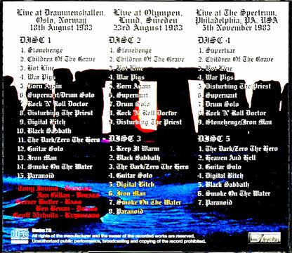 Black Sabbath/Interaction with Ian Gillan North Europe 1983 & more