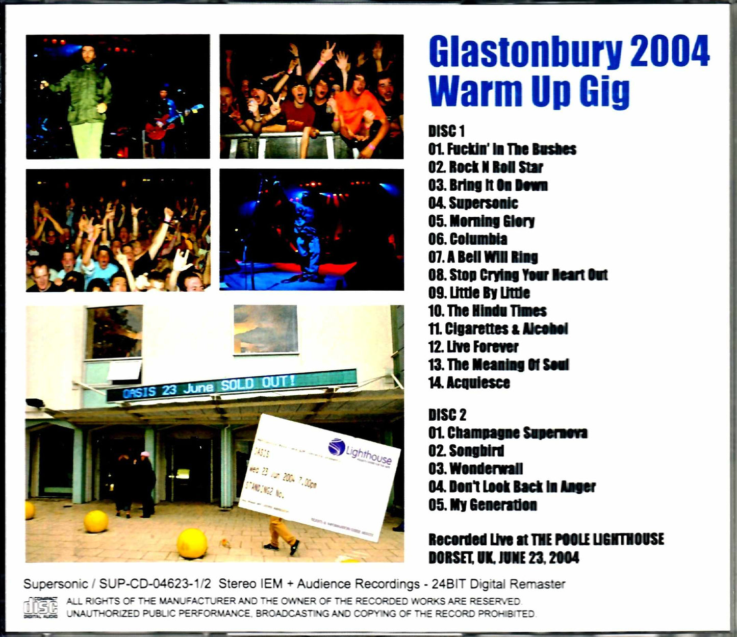 Oasis/UK 2004 24 Bit Digital Remaster