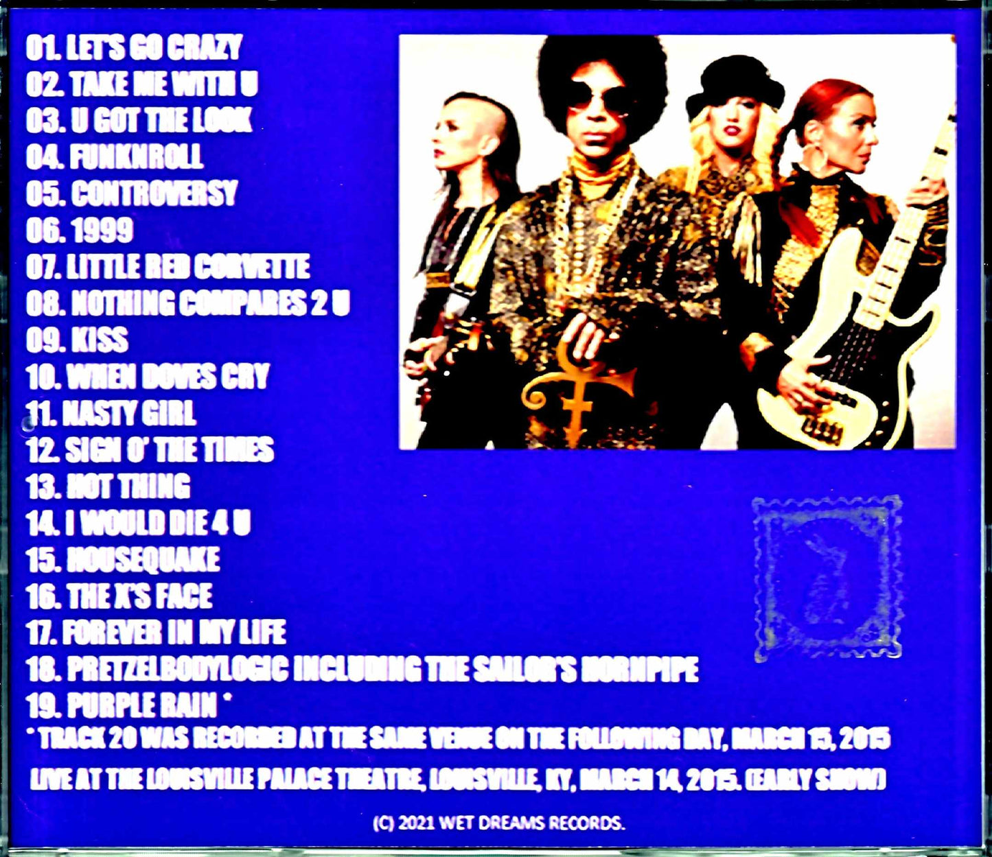 Prince and 3rd Eye Girl/KY,USA 2015 Early Show