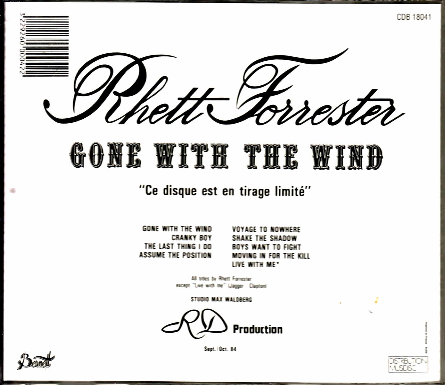 Rhett Forrester/Gone with the Wind