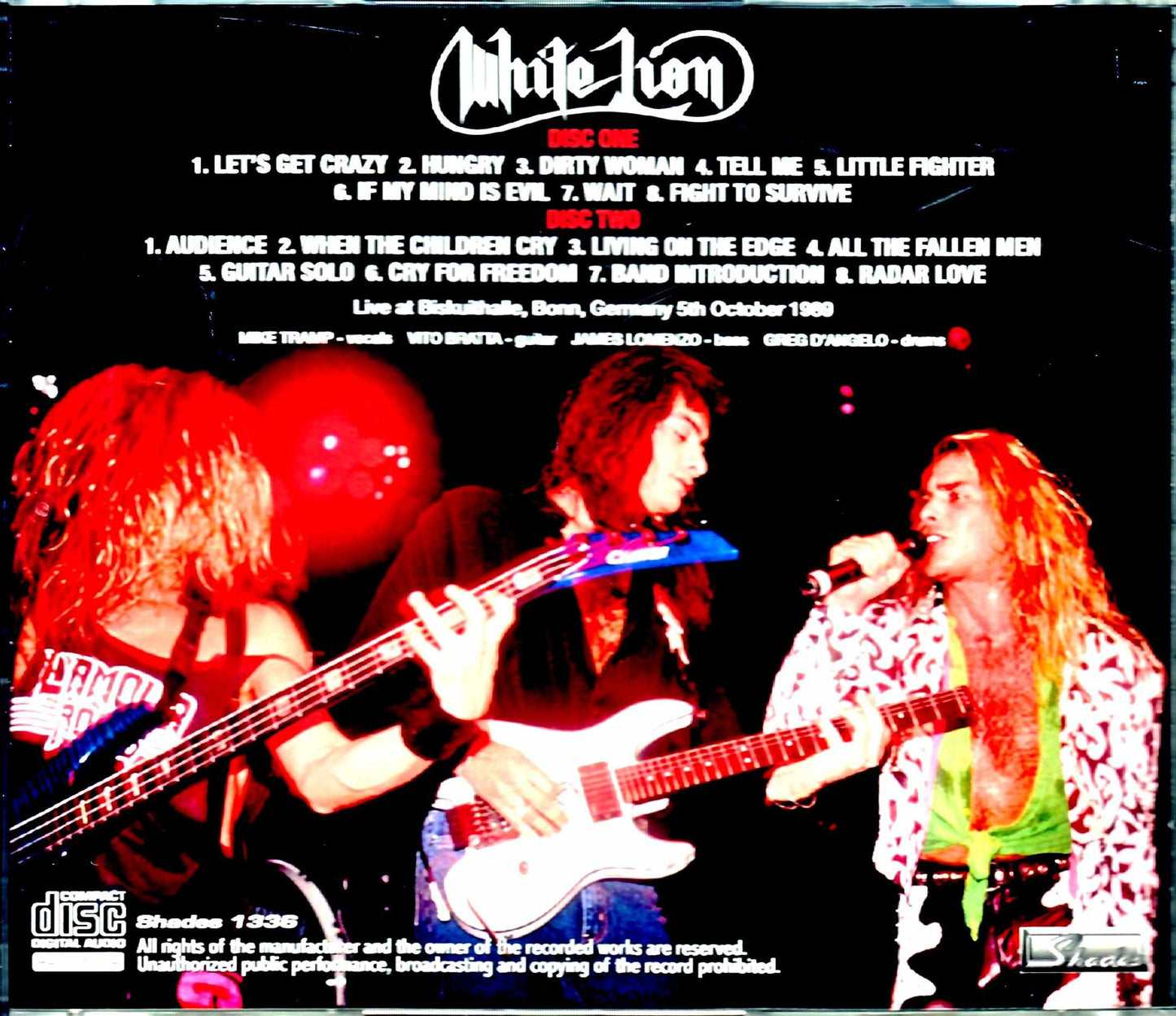 White Lion/Germany 1989