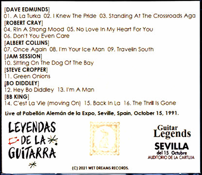 Various Artists Robert Cray, Albert Collins, B.B. King, Dave Edmunds, Bo Diddley/Spain 1991