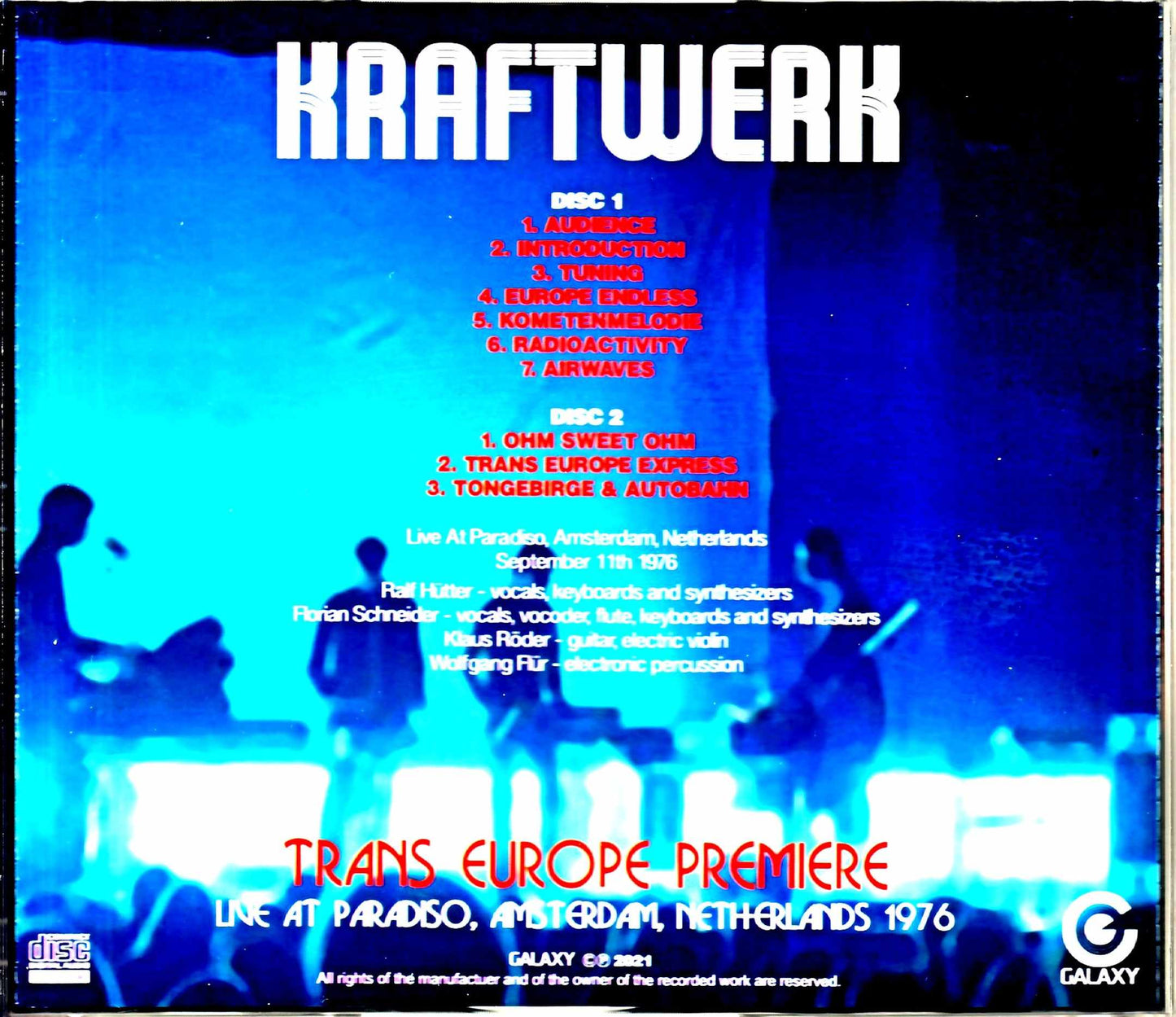Kraftwerk/Netherlands 1976