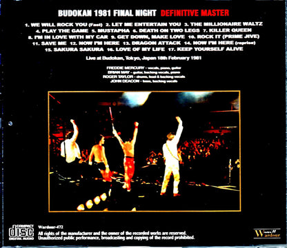 Queen/Tokyo,Japan 2.18.1981 New Source