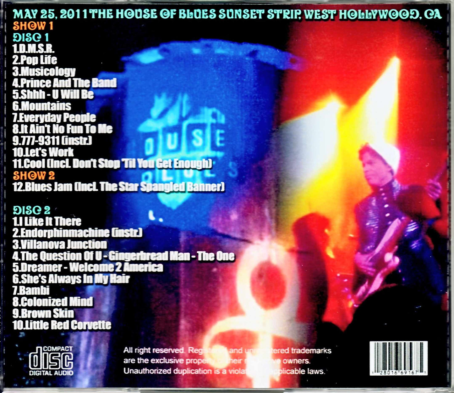 Prince/CA.USA 5.25.2011 2Shows Complete