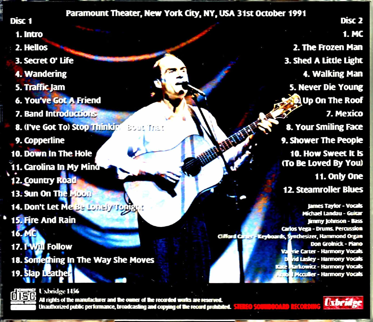 James Taylor/NY, USA 1991