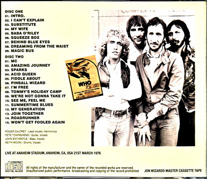 The Who/CA,USA 1976 Upgrade