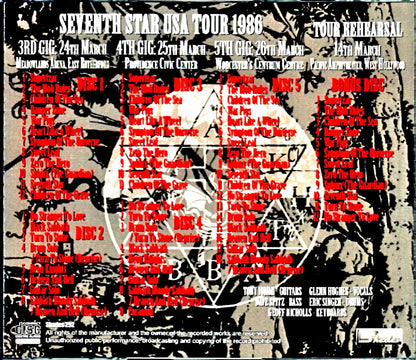 Black Sabbath/Glenn Hughes era sound source collection Glenn Hughes Collection 1986 Vol.3