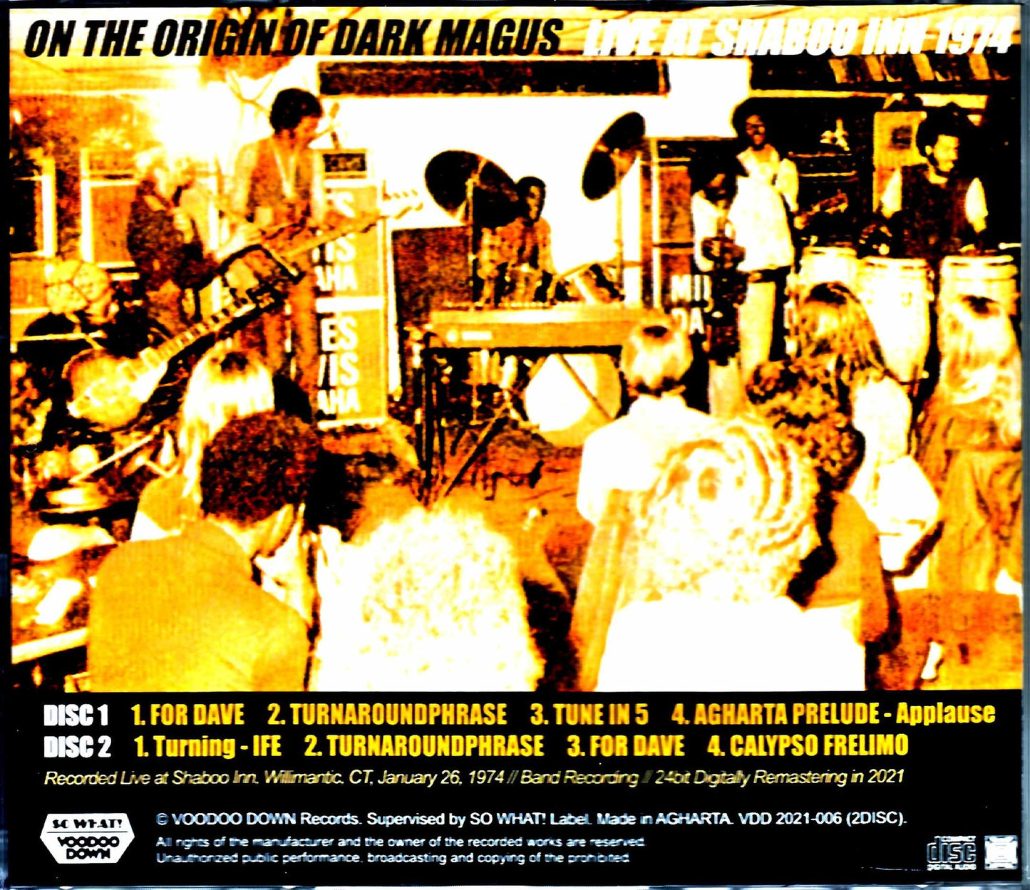 Miles Davis/Origin of the Dark Magus CT,USA 1974 24 Bit Digitally Remastered