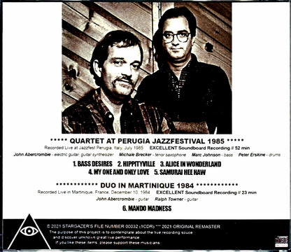 John Abercrombie John Abercrombie/Italy 1985 & more