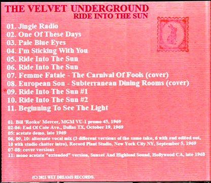 Velvet Underground/Promo,Demos,Alternate Takes Rare Take Compile